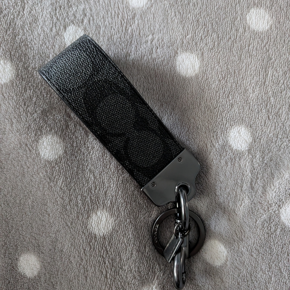 Black Signature Keychain